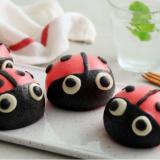 【禎祥食品】瓢蟲甜包(芝麻紅豆餡)