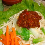 菩提香　香蒜辣椒乾麵