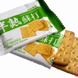 1斤裝半熟蘇打-麥香 1斤裝約27小包，添加天然酵母，採用半發酵烘培，好評上架！