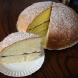 波士頓派蛋糕(藍梅) 彌月蛋糕8吋直徑約23公分 試吃價