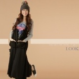 MIT 下擺不規則剪裁口袋長棉裙 20552 特價：$304