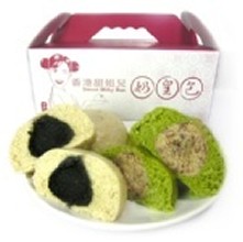 組合D：芝麻奶酥（6顆）+ 抹茶紅豆奶酥（6顆）