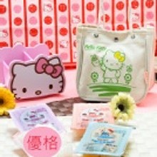 HELLO KITTY蒟蒻凍麻布袋－優格