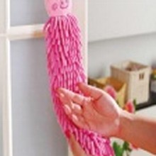 雪尼爾可愛造型擦手巾