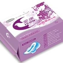 愛康天然環保抗菌衛生棉 - 加長（紫）：33cm/6片