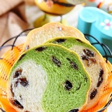 日月戀(湯種抹茶吐司+湯種牛奶吐司+黑糖麻吉)