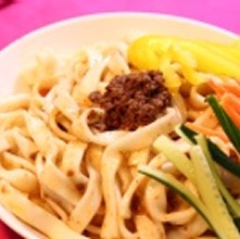 素食沙茶醬拌拉麵(粗拉麵/細拉麵)