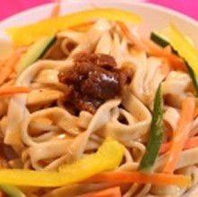 素食花生醬拌拉麵(粗拉麵/細拉麵)