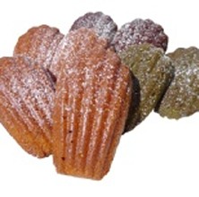 繽紛貝殼蛋糕(綜合口味，玫瑰。可可。原味。抹茶)