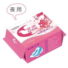 愛康天然環保抗菌衛生棉 - 夜用(28cm/7片)