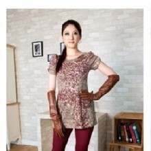 內刷毛九分羊絨褲-酒紅