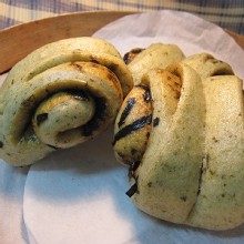 野蠻頭­­海苔玫瑰鹽花捲