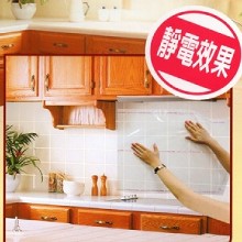 [大合購] 廚房防油汙自黏透明壁貼 ๑ 好撕好貼 免刷洗油汙牆面