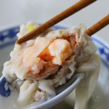 [大合購] 珍豪料溫州大餛飩 ◙ 比湯匙還大顆的餛飩 用料超紮實