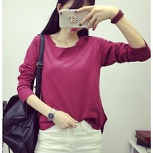 [大合購] 韓版超人氣竹節棉圓領T ✼ 舒服好穿不悶熱 團購熱銷款