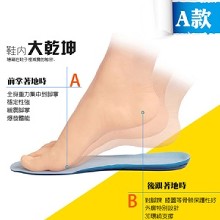 [大合購] 紓壓減震鞋墊系列 ★ 獨特設計 舒緩雙足跟更好走
