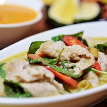 【泰凱食堂】綠咖哩椰汁豬