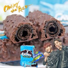 [大合購] 韓國樂天CRUNKY巧克力棒 ღ 讓你一根接一根
