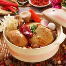 【老木麻辣鴨血】台北深坑麻辣臭豆腐煲(大包)