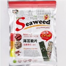 [大合購] 【軒旺食品】海苔脆片 ♫ 一片接一片香脆無法擋