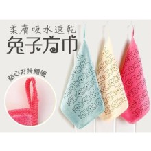 [大合購] 小兔柔膚吸水速乾方巾 ❖ 最低每入只要11元起！