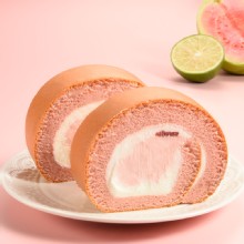 [大合購] 亞尼克 ❖ 紅心芭樂綠檸檬生乳捲 初夏手搖風味