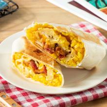 【台灣捲捲王 Taiwan Burrito】起士蛋培根早餐捲(4種起士)