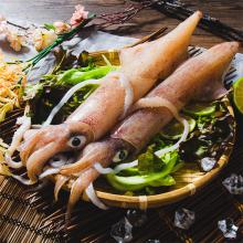 [大合購] 鮮綠生活 ❖ 野生船凍透抽 晶瑩剔透方便好料理