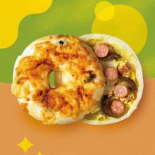 【查理布朗烘焙】墨西哥脆腸貝果-葷(BO006)