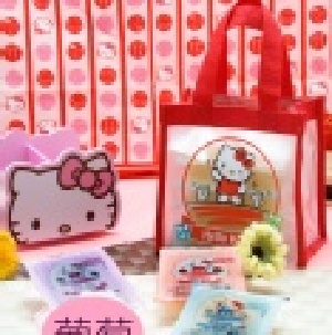 HELLO KITTY蒟蒻凍PVC袋-葡萄