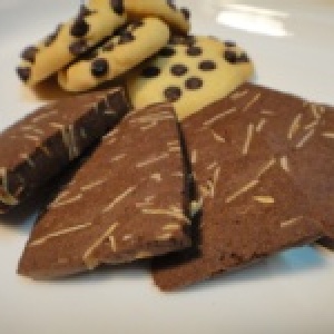 巧克力杏仁奶酥手工餅乾