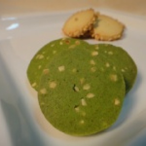 抹茶杏仁奶酥手工餅乾