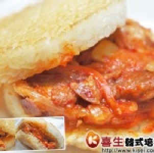 韓式培根米漢堡