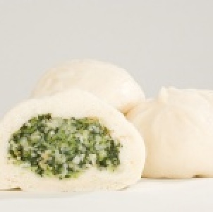 雪裡紅蔬菜包- 白麵皮蒸(2顆)