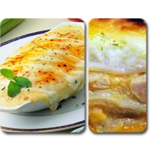 咖哩豬肉焗烤千層麵