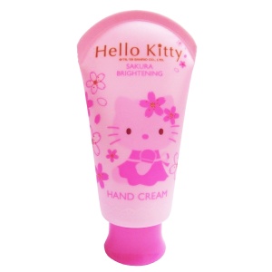 Hello Kitty櫻花嫩白護手霜5支