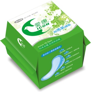 愛康天然環保抗菌衛生棉 - 護墊 特價：$35