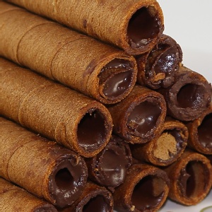 爆漿巧克力捲心酥(巧克力口味)