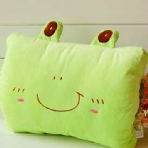 韓版可愛卡通多功能暖手抱枕-青蛙 特價：$149