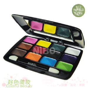 外銷杜拜，0 配色困擾【攜帶式12色眼影盤】