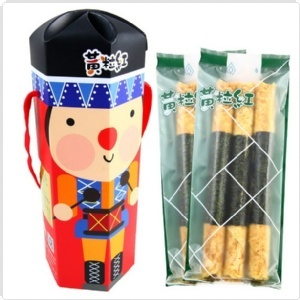 黃粒紅手工蛋捲(海苔口味)