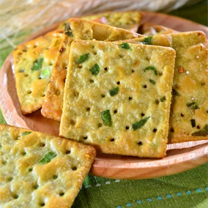 美味手作餅 (螺旋藻青蔥、芝麻燕麥、蕎麥海苔)