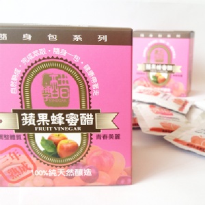 醋桶子-果醋隨身包，鳳梨醋/蘋果蜂蜜醋/梅子醋。 特價：$85