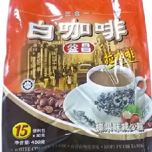 [新品嚐鮮]益昌白咖啡[榛果減糖]零負擔