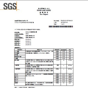 [檢驗報告]防腐劑