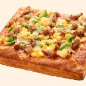 黑胡椒里肌(奶香千層披薩)