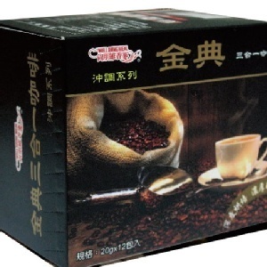 [主購禮] 單筆訂單金額滿1500元送 金典三合一 咖啡