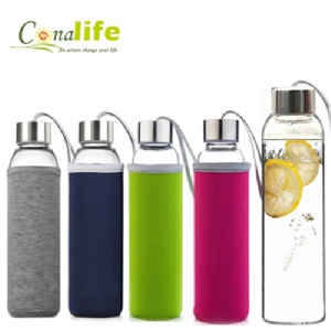 【Conalife】強化水晶玻璃冷熱瓶550ml 特價：$205