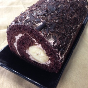 新巧屋香蕉巧克力捲