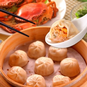 上海蟹黃湯包